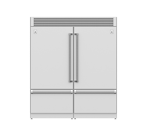 72" Pro Style Bottom Mount<br>Refrigerator and Freezer<br>Ensemble Refrigeration Suite<sup>™</sup>