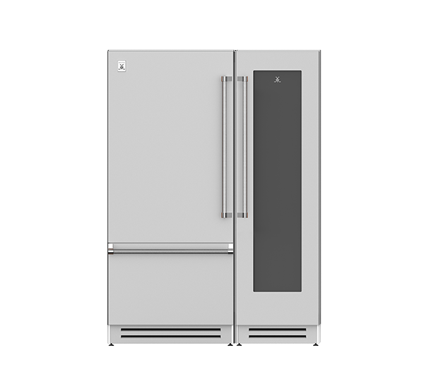 60" Bottom Mount Refrigerator, <br>Freezer (L) and Wine Cellar (R)<br>Ensemble Refrigeration Suite<sup>™</sup>